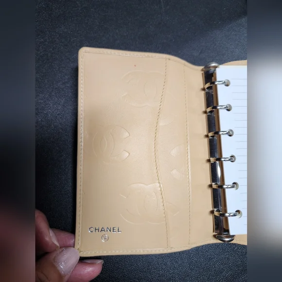 Chanel FLASH FINAL SALE - Cream Cambon Agenda PM /Wallet PRICE is FIRM - Picture 11 of 12